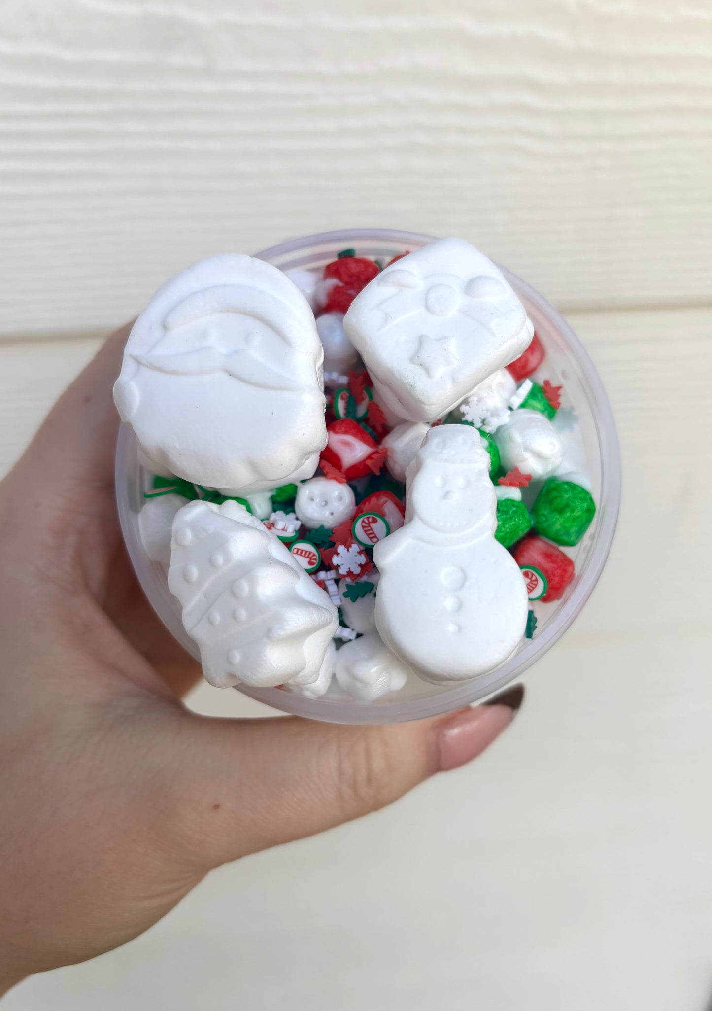 Christmas Cookie Puffs Slime