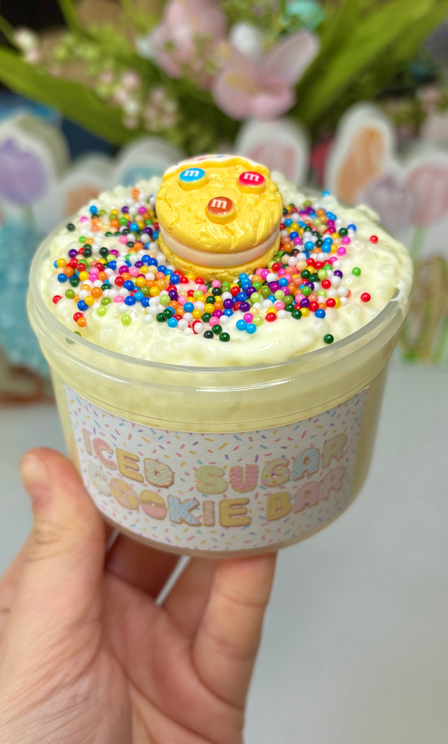 Iced Sugar Cookie Bar Slime