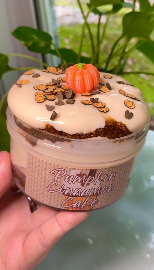 Pumpkin Cinnamon Cake Slime