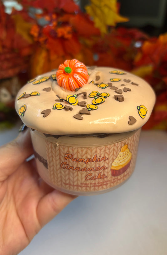 Pumpkin Cinnamon Cake Slime