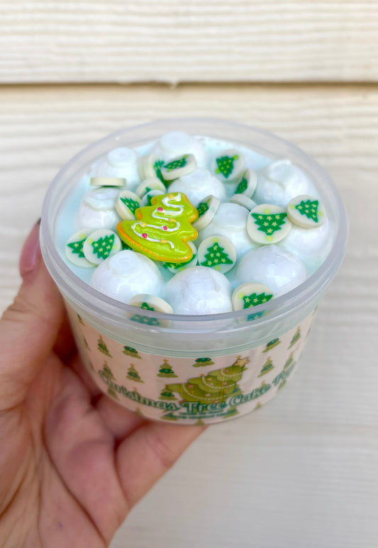 Christmas Tree Cake Pop Slime